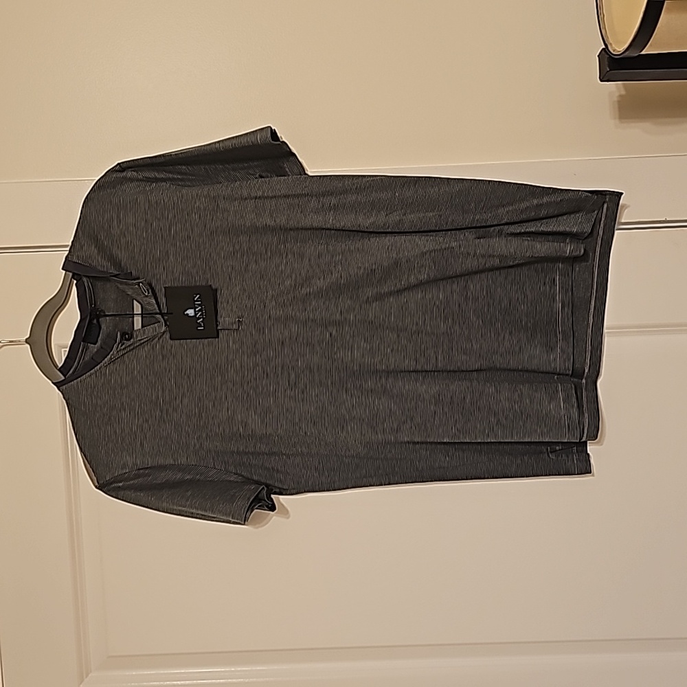 New with Tags Lanvin Striped Shirt Size S 100% Cotton